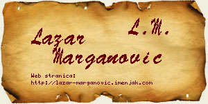 Lazar Marganović vizit kartica